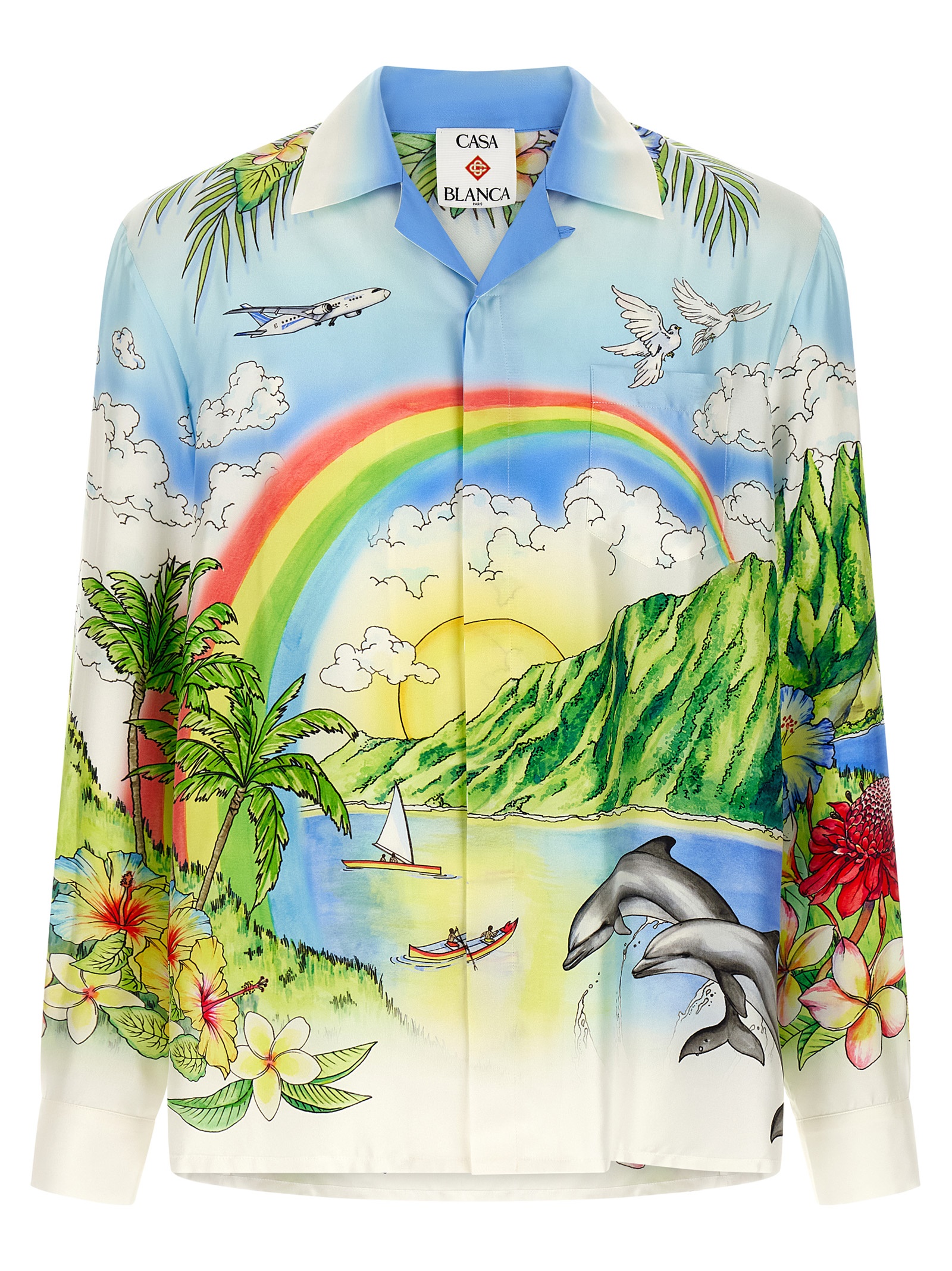 Casablanca - Multicolor Silk Blouse