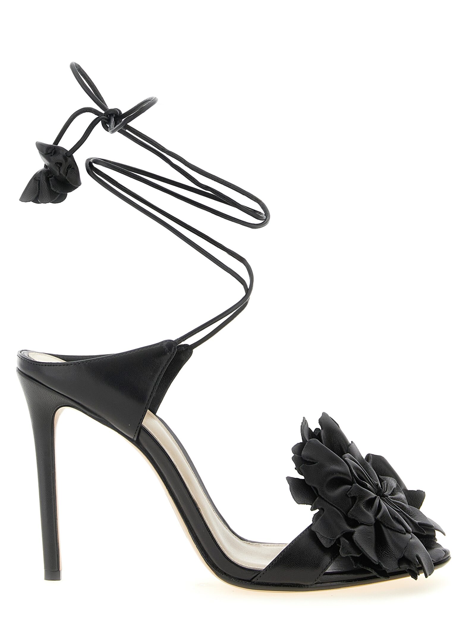 Alexandre Birman - Black Cowhide Stiletto Heel Sandals
