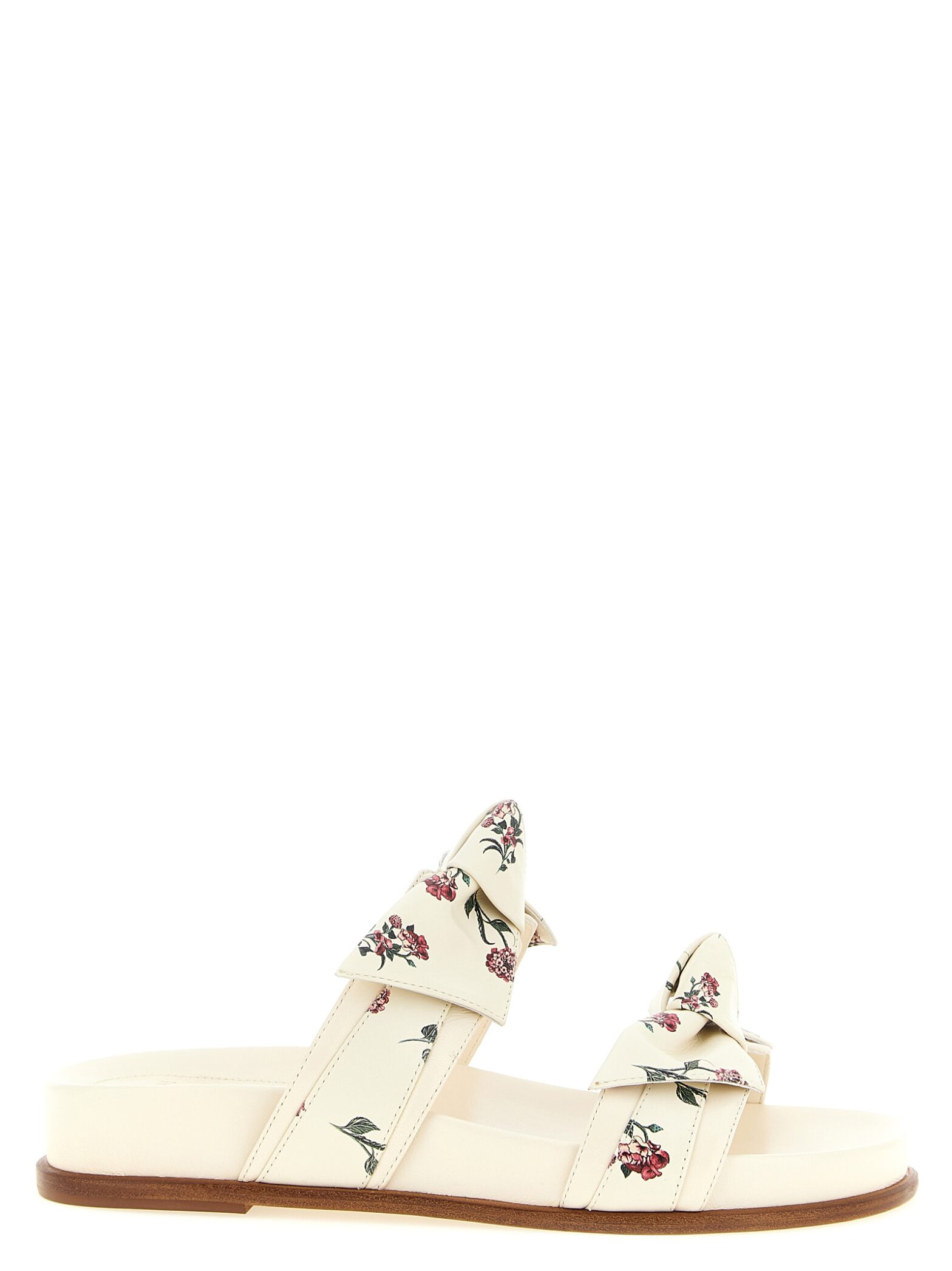 Alexandre Birman - White Cowhide Slides