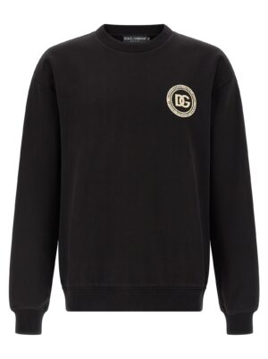 Black Cotton Sweatshirt