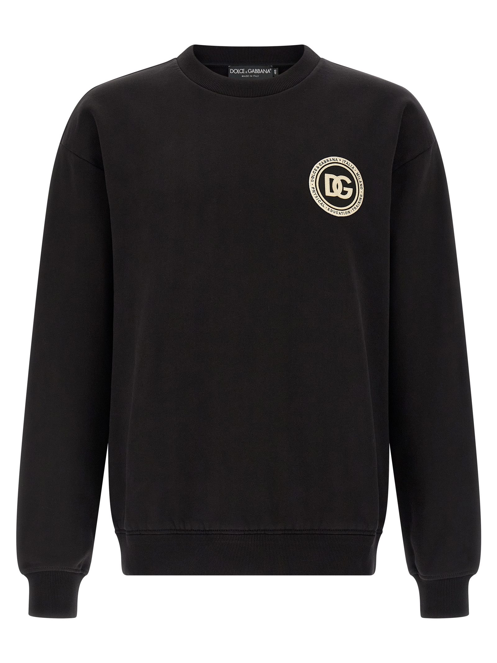 Dolce & Gabbana - Black Cotton Sweatshirt