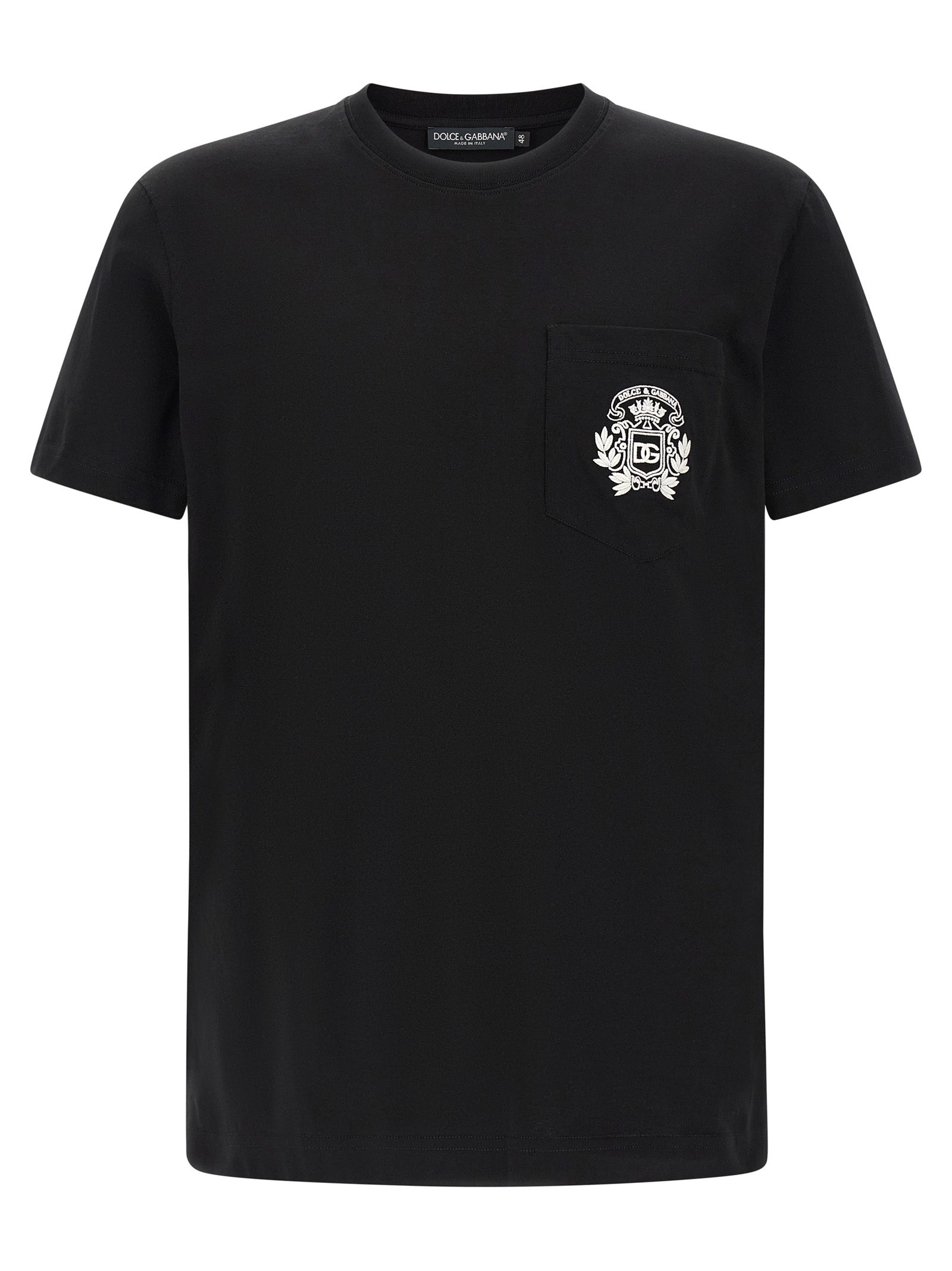 Dolce & Gabbana - Black Cotton T-Shirt