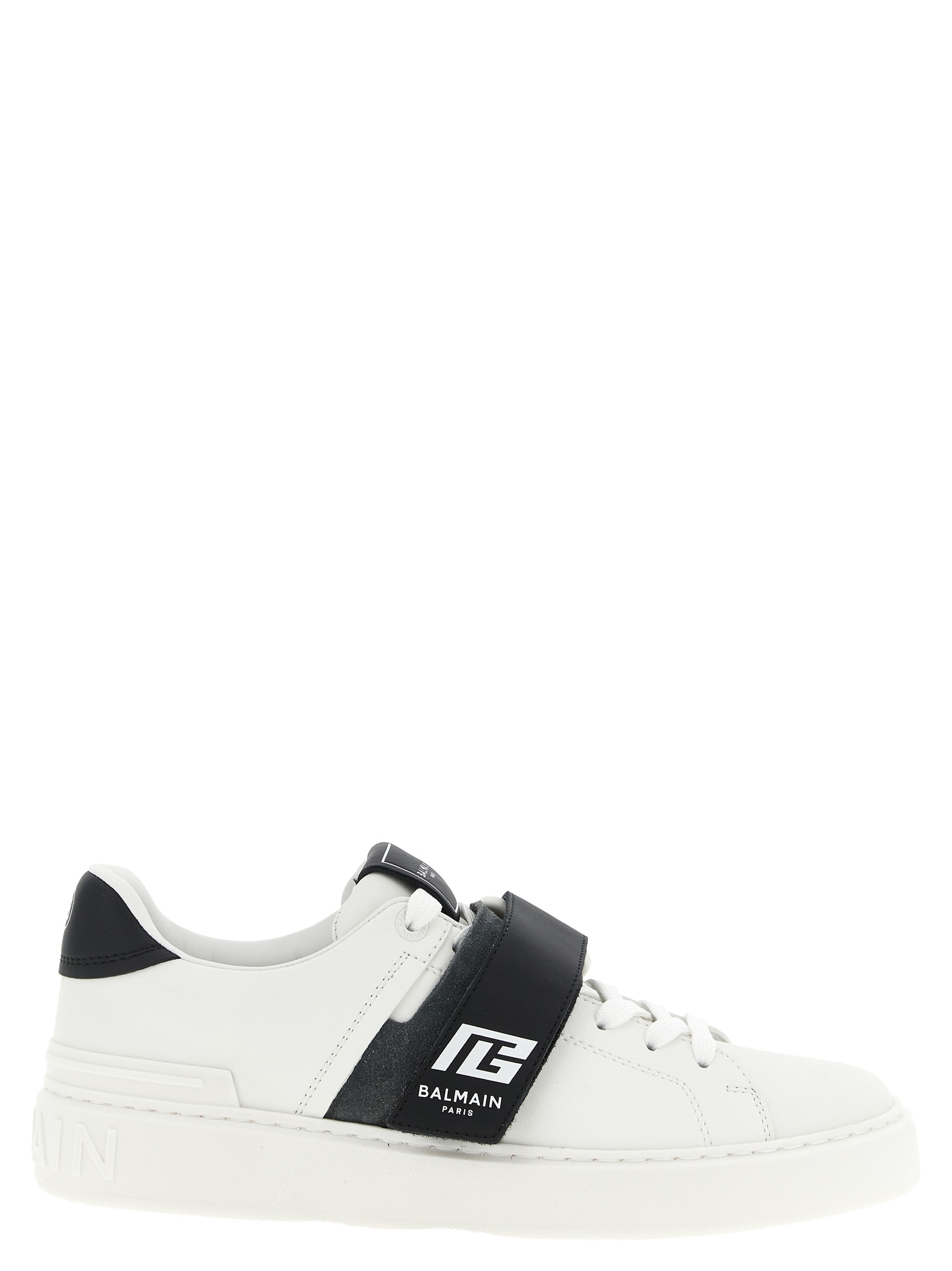 Balmain - Bicolor Calfskin Low Top Sneakers
