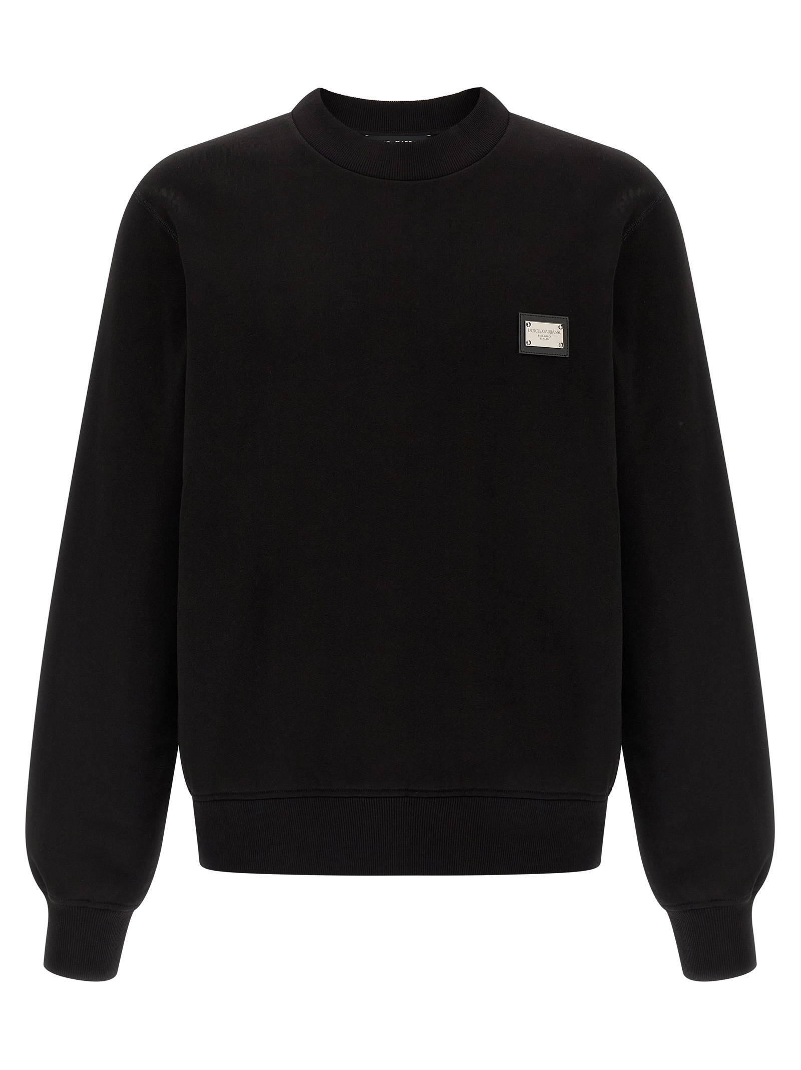 Dolce & Gabbana - Black Cotton Sweatshirt