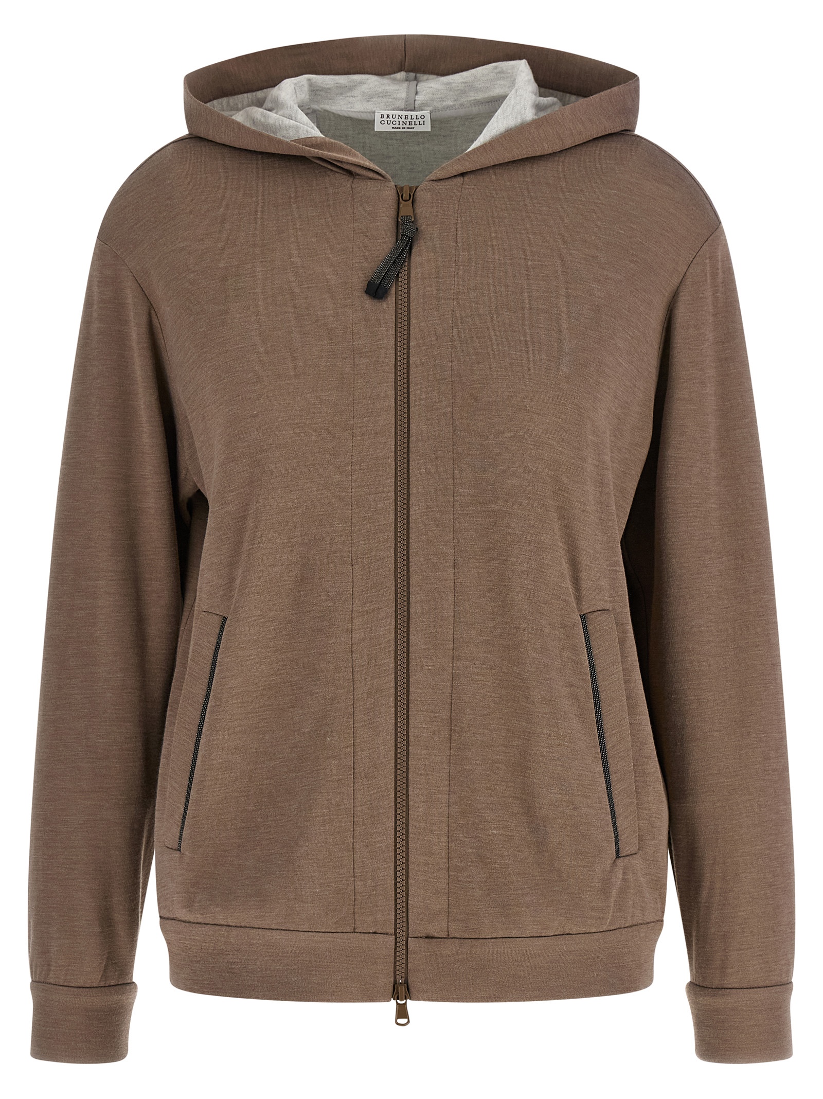 Brunello Cucinelli - Brown Cotton Hoodie