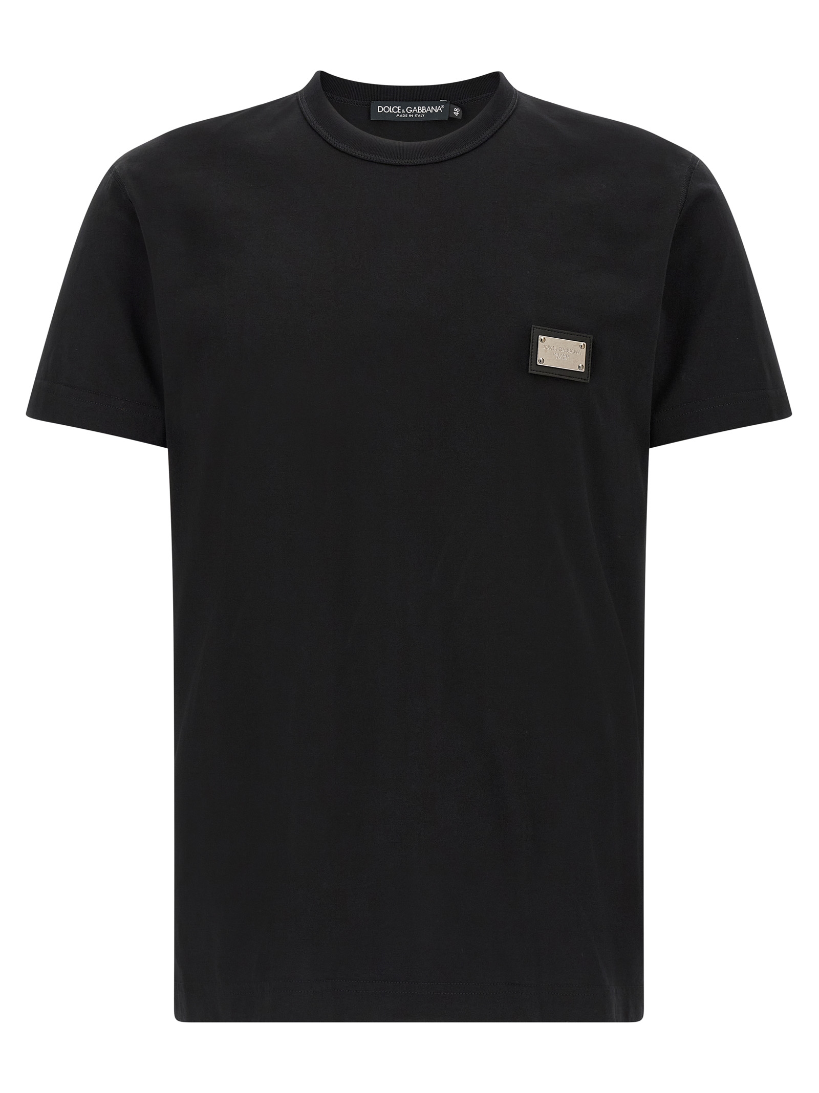 Dolce & Gabbana - Black Cotton T-Shirt