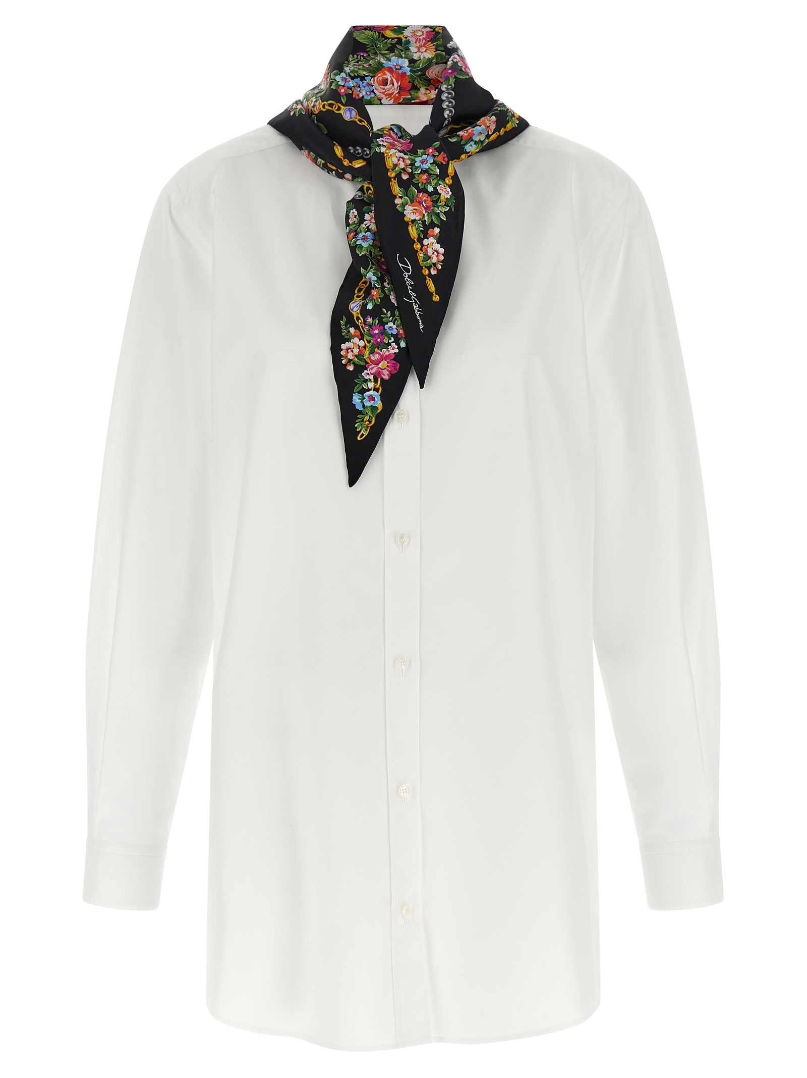 Dolce & Gabbana - White Cotton Blouse