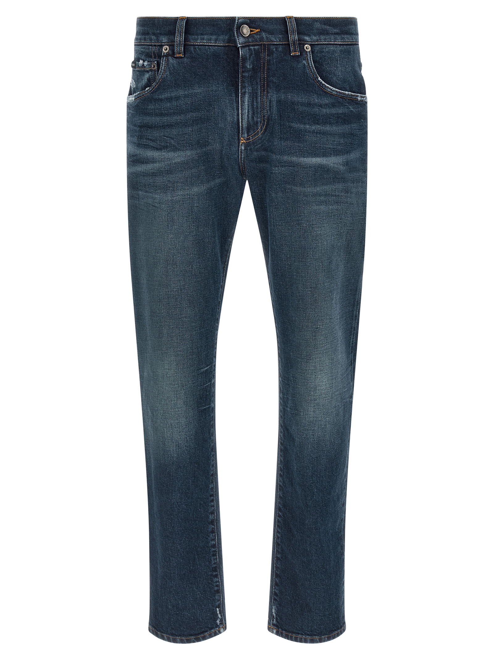 Dolce & Gabbana - Blue Cotton Jeans Denim
