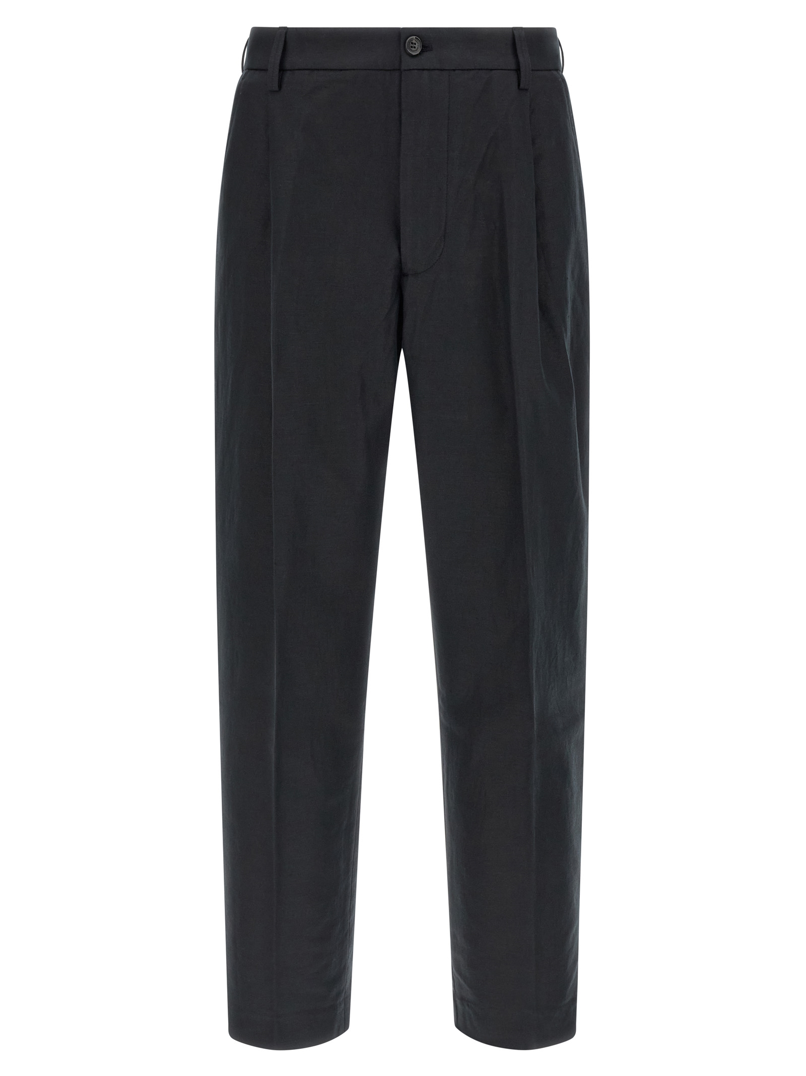 Department 5 - Black Cotton Casual Pants