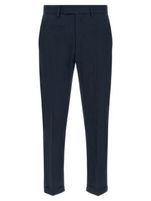Blue Cotton Chino Pants