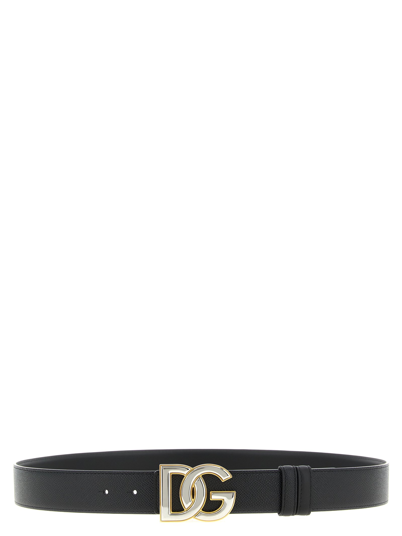 Dolce & Gabbana - Black Calfskin Regular Belt