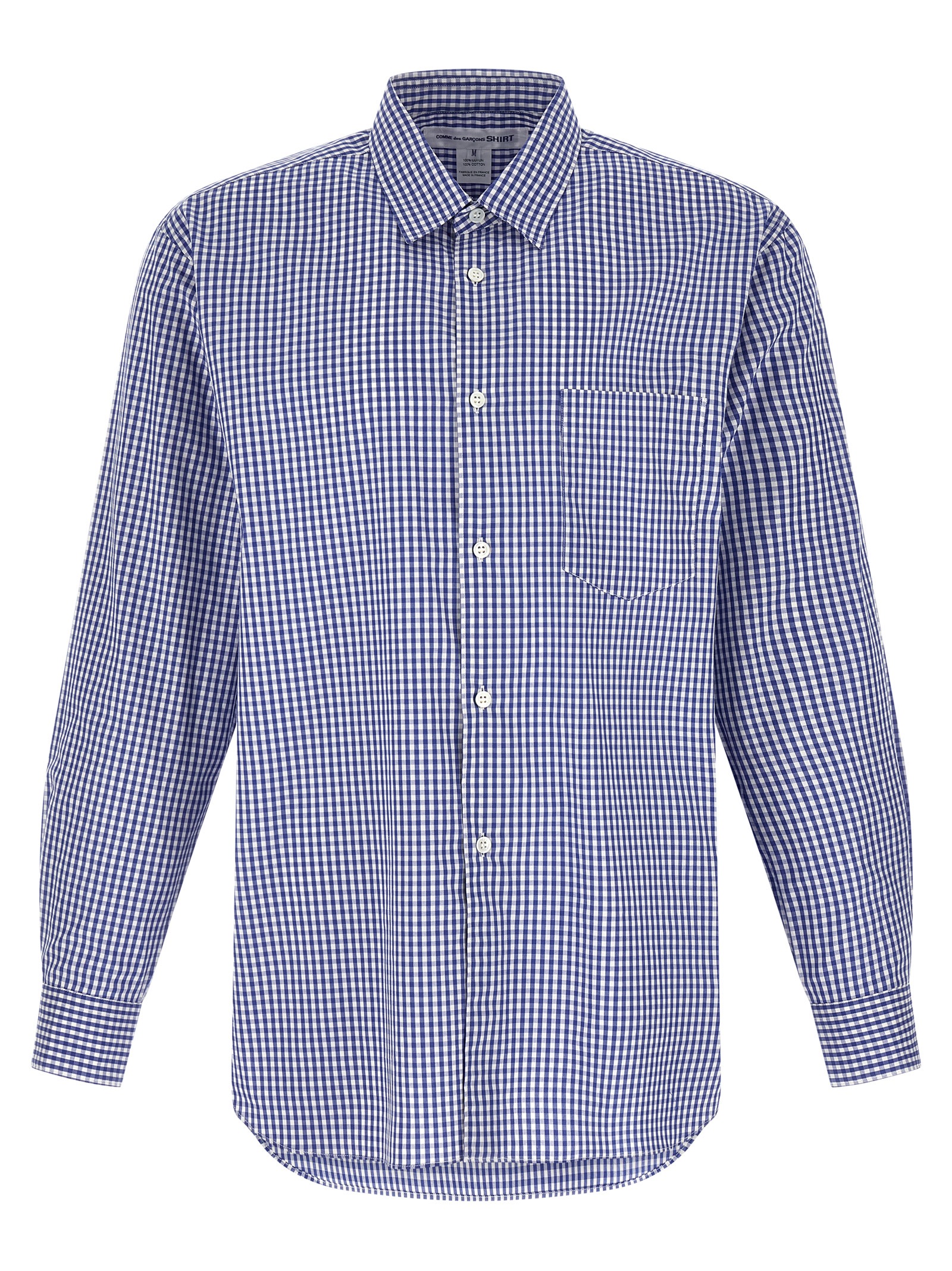 Comme Des Garçons - Blue Cotton Blouse