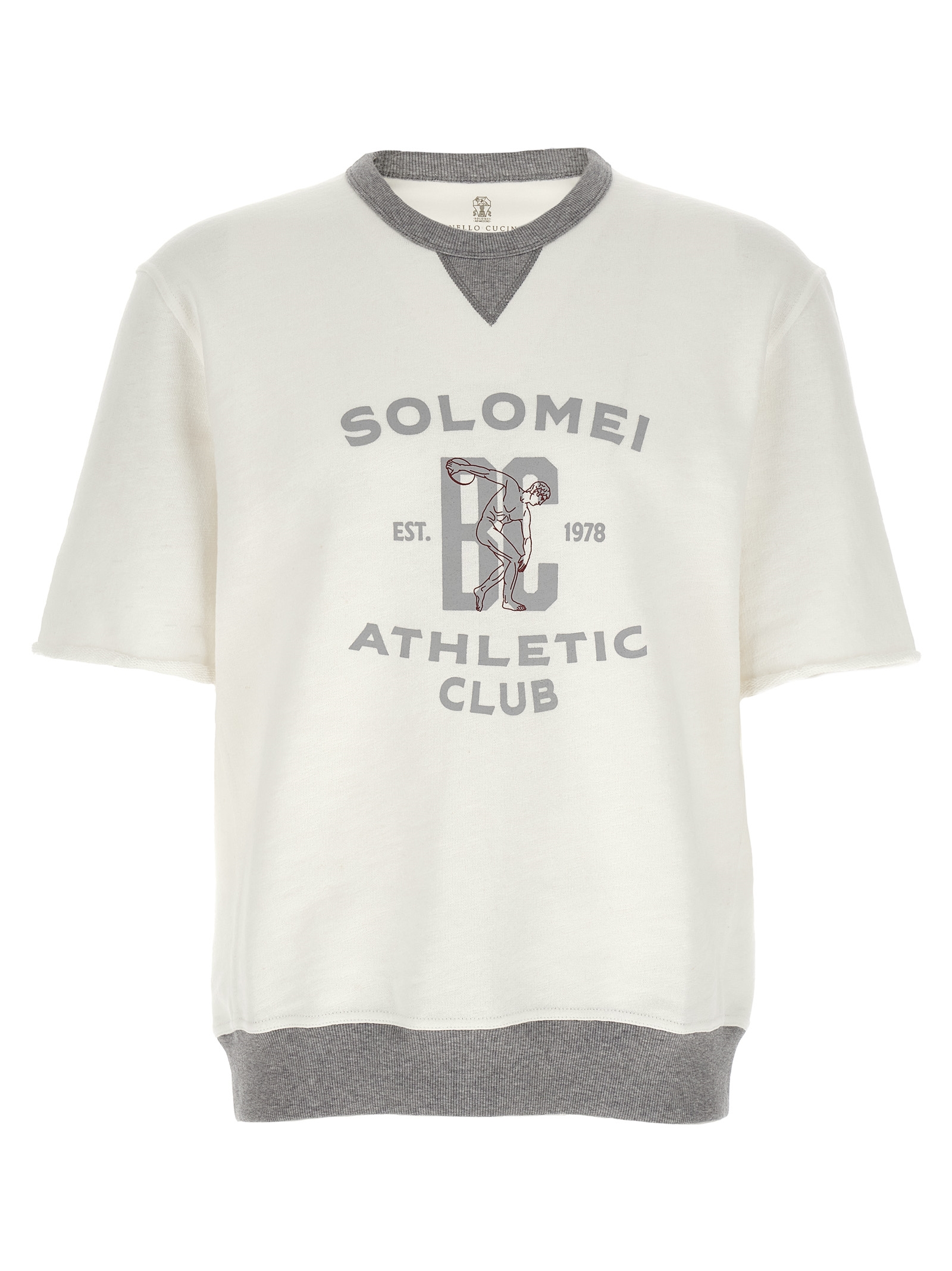 Brunello Cucinelli - White Cotton Sweatshirt