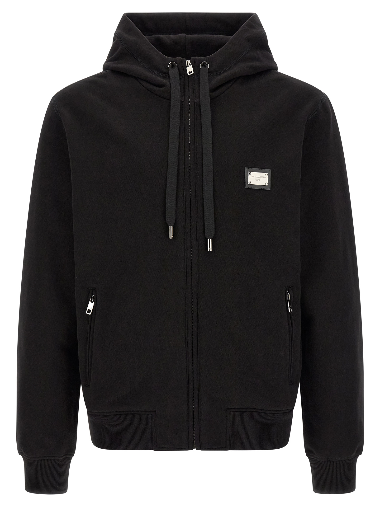 Dolce & Gabbana - Black Cotton Sweatshirt