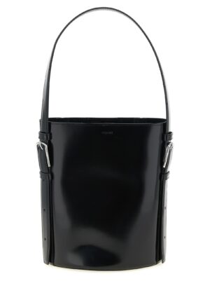 Black Cowhide Shoulder Bag
