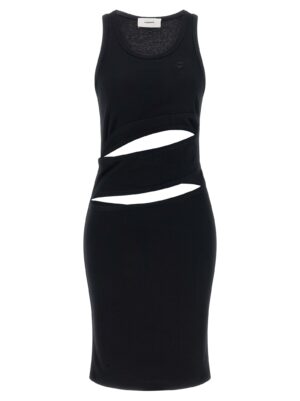 Black Organic Cotton Short Dress