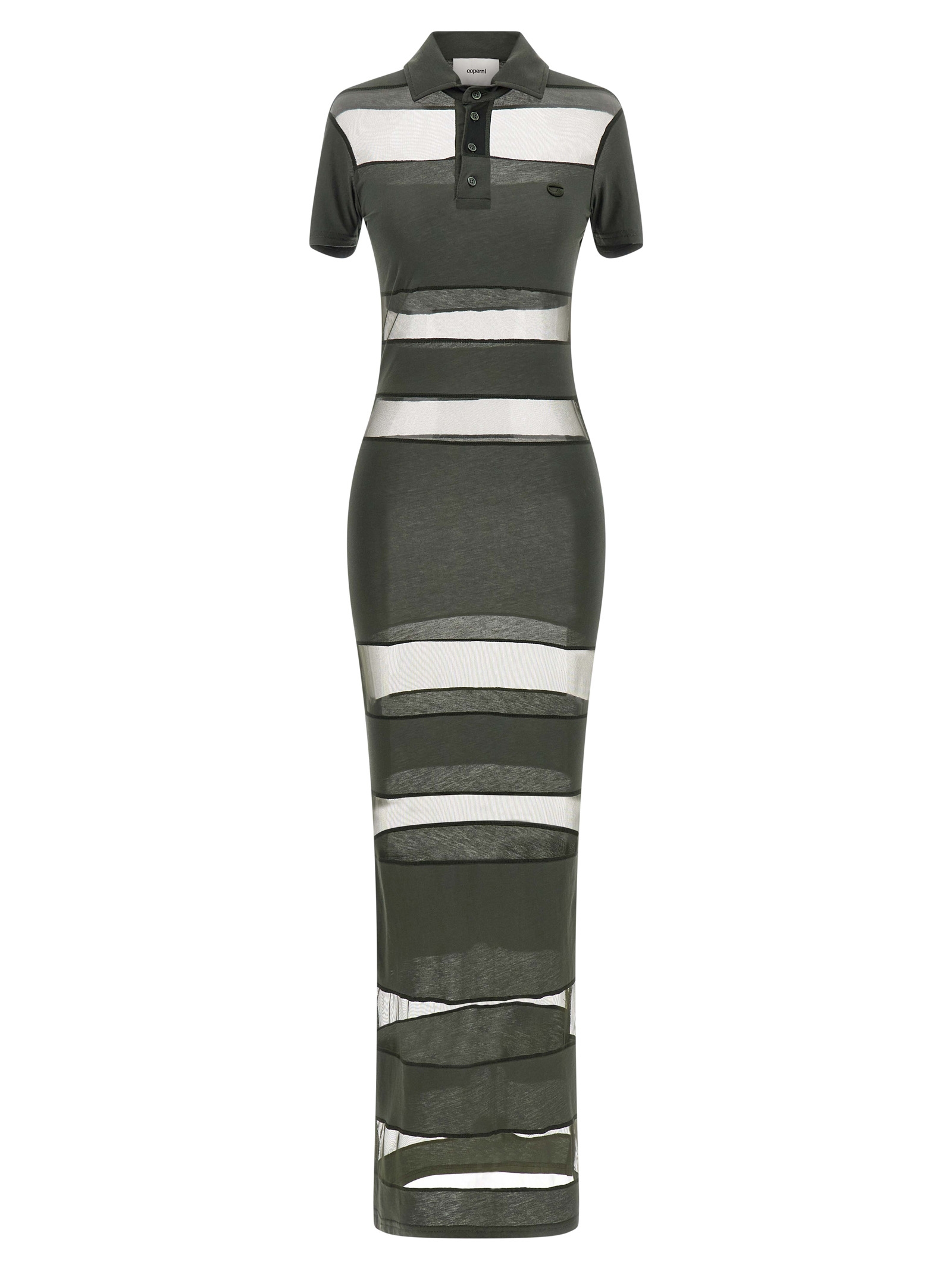 Coperni - Bicolor Cotton Long Dress
