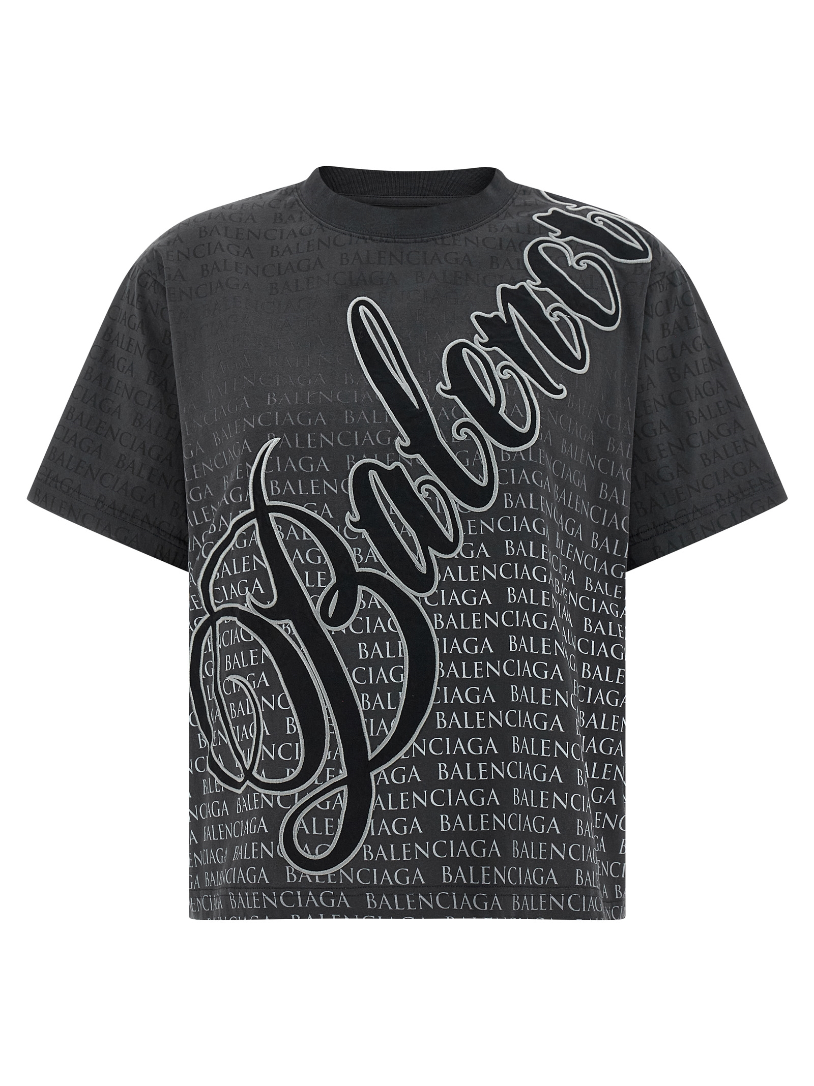 Balenciaga - Black Cotton T-Shirt