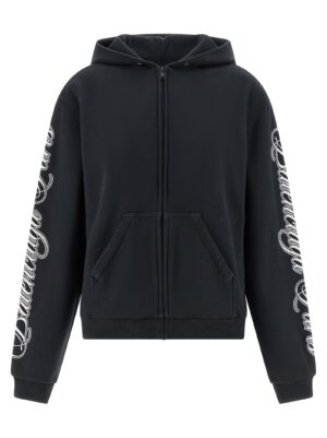 Black Cotton Sweatshirt