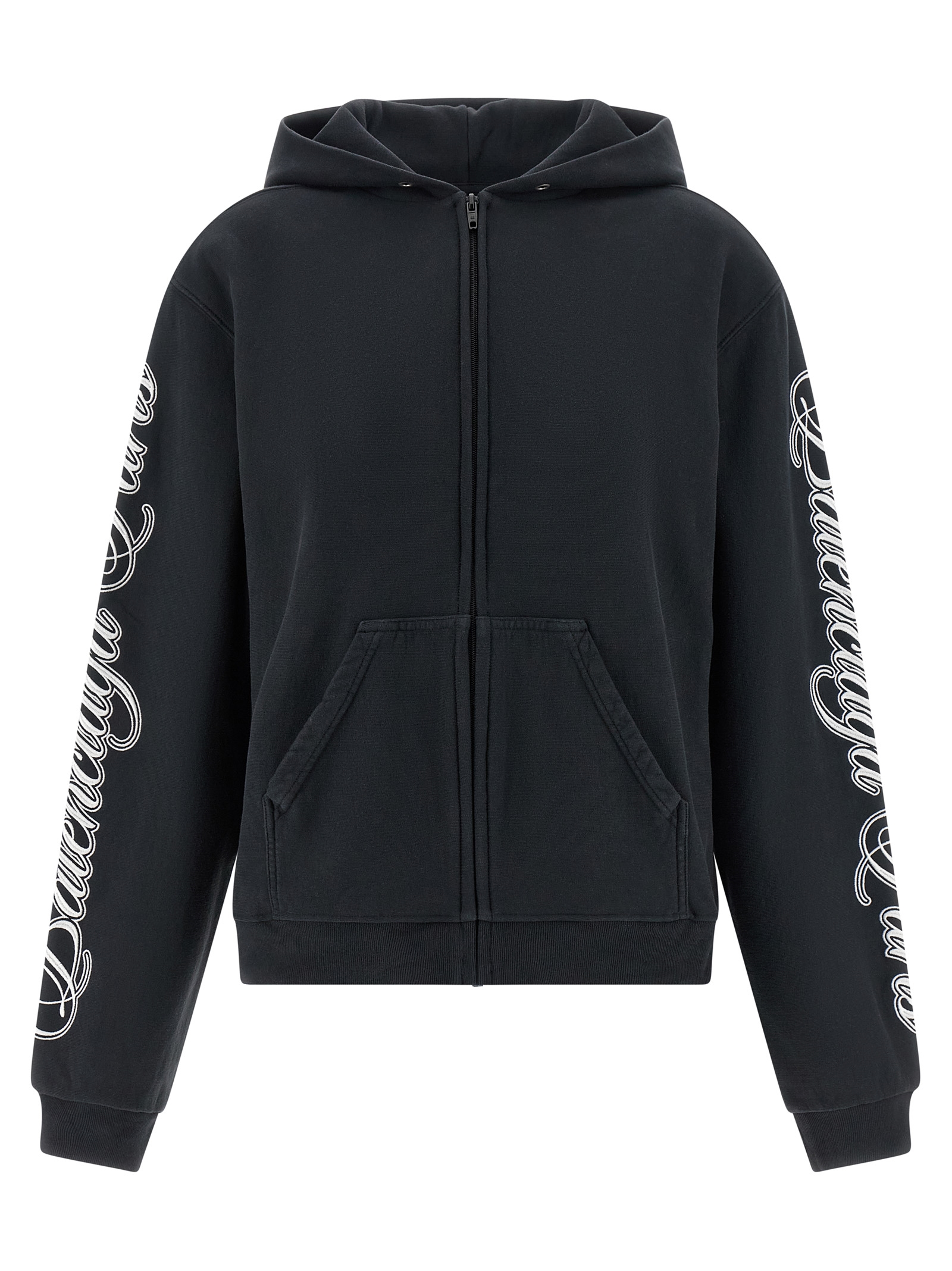Balenciaga - Black Cotton Sweatshirt