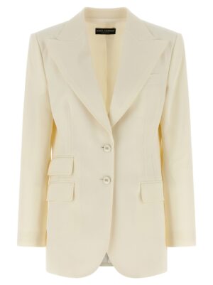 White Virgin Wool Blazer