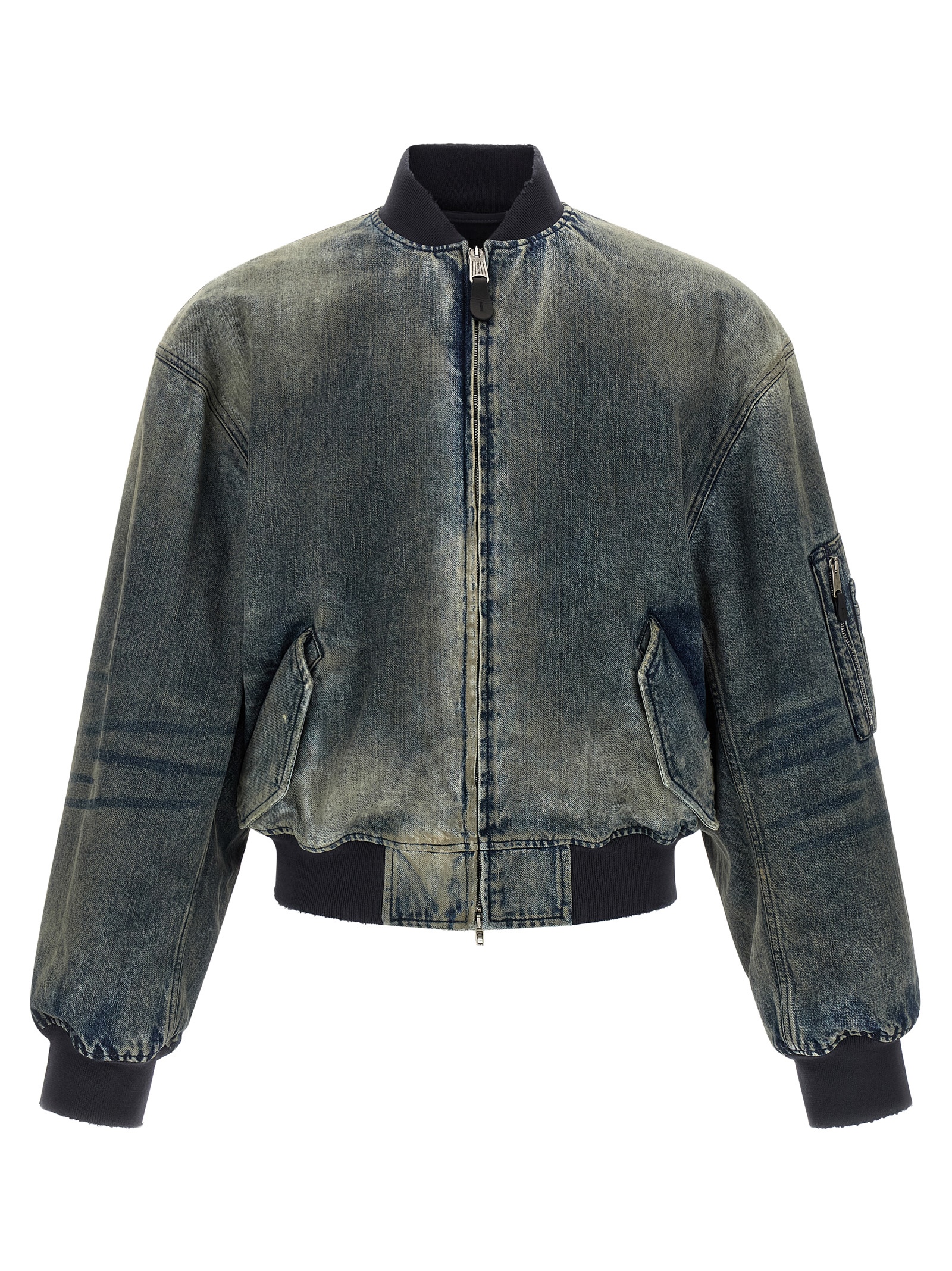Balenciaga - Gray Polyester Bomber
