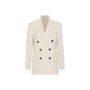 White Cotton Blazer