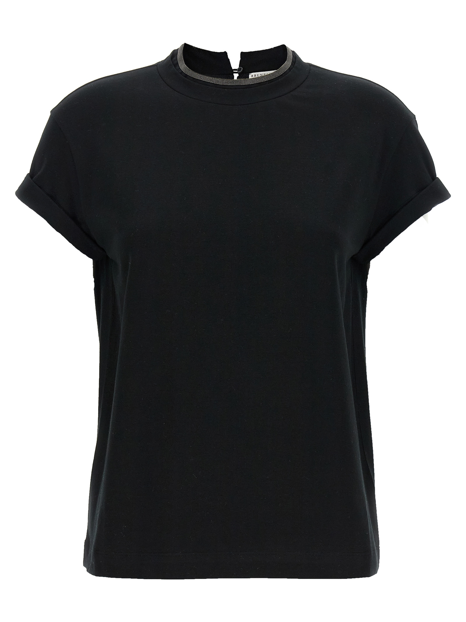 Brunello Cucinelli - Black Cotton T-Shirt