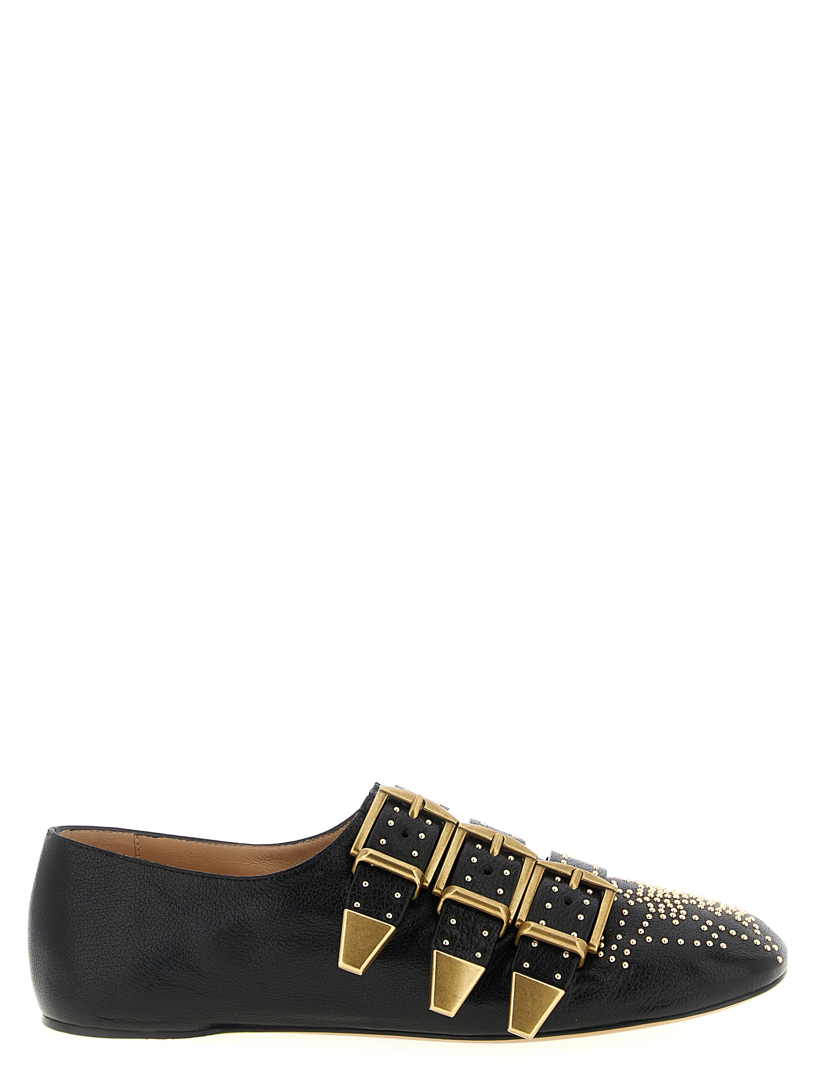 Chloé - Black Lamb Leather Ballet Flats