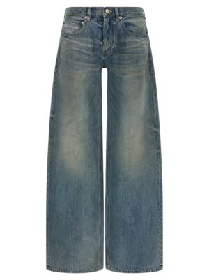 Blue Cotton Relaxed Fit Jeans