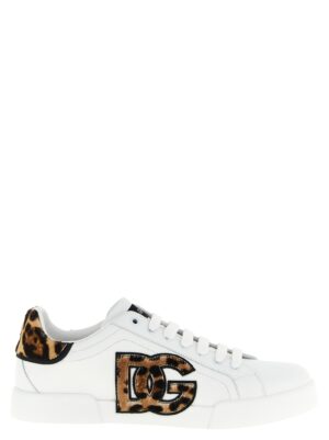 Brown Calfskin Low Top Sneakers