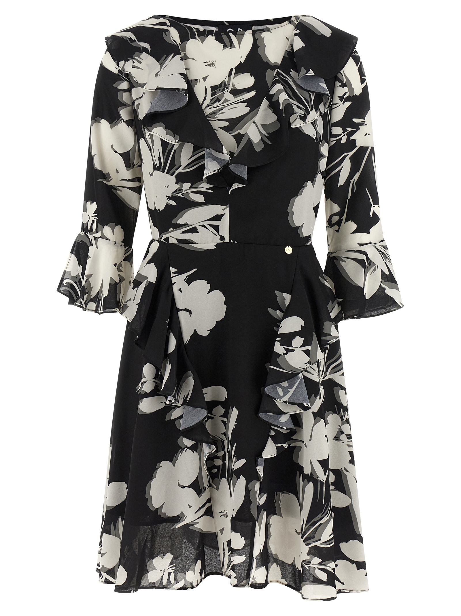 CATALINA - Bicolor Recycled Polyester Midi Dress