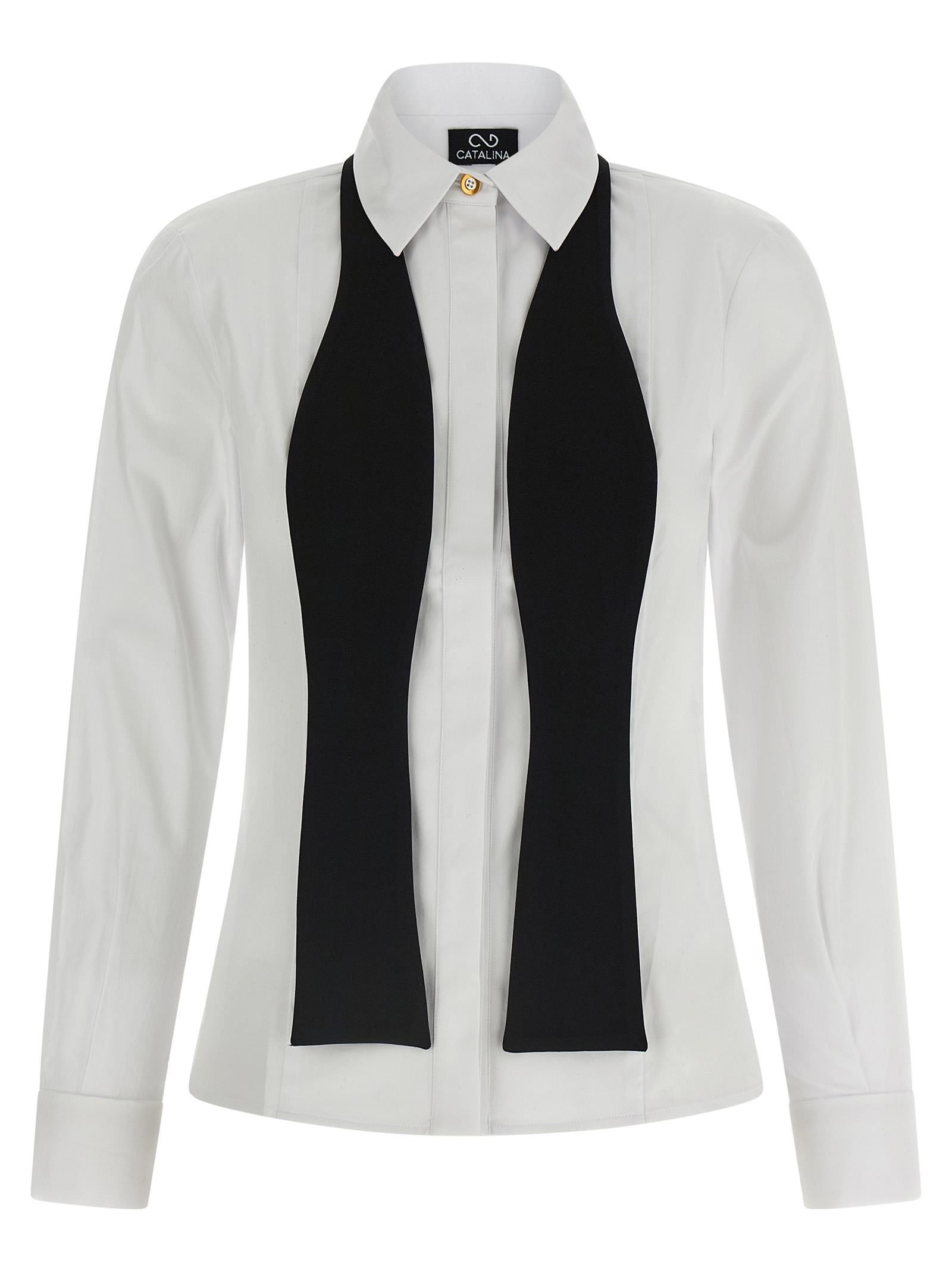CATALINA - White Cotton Blouse