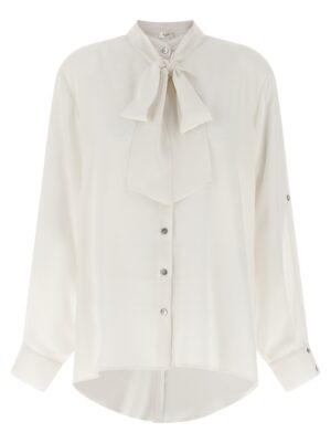 White Silk Blouse