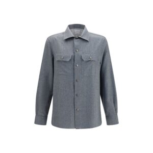 Gray Wool Oves Aries Shirt