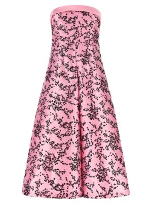 Multicolor Polyester Midi Dress