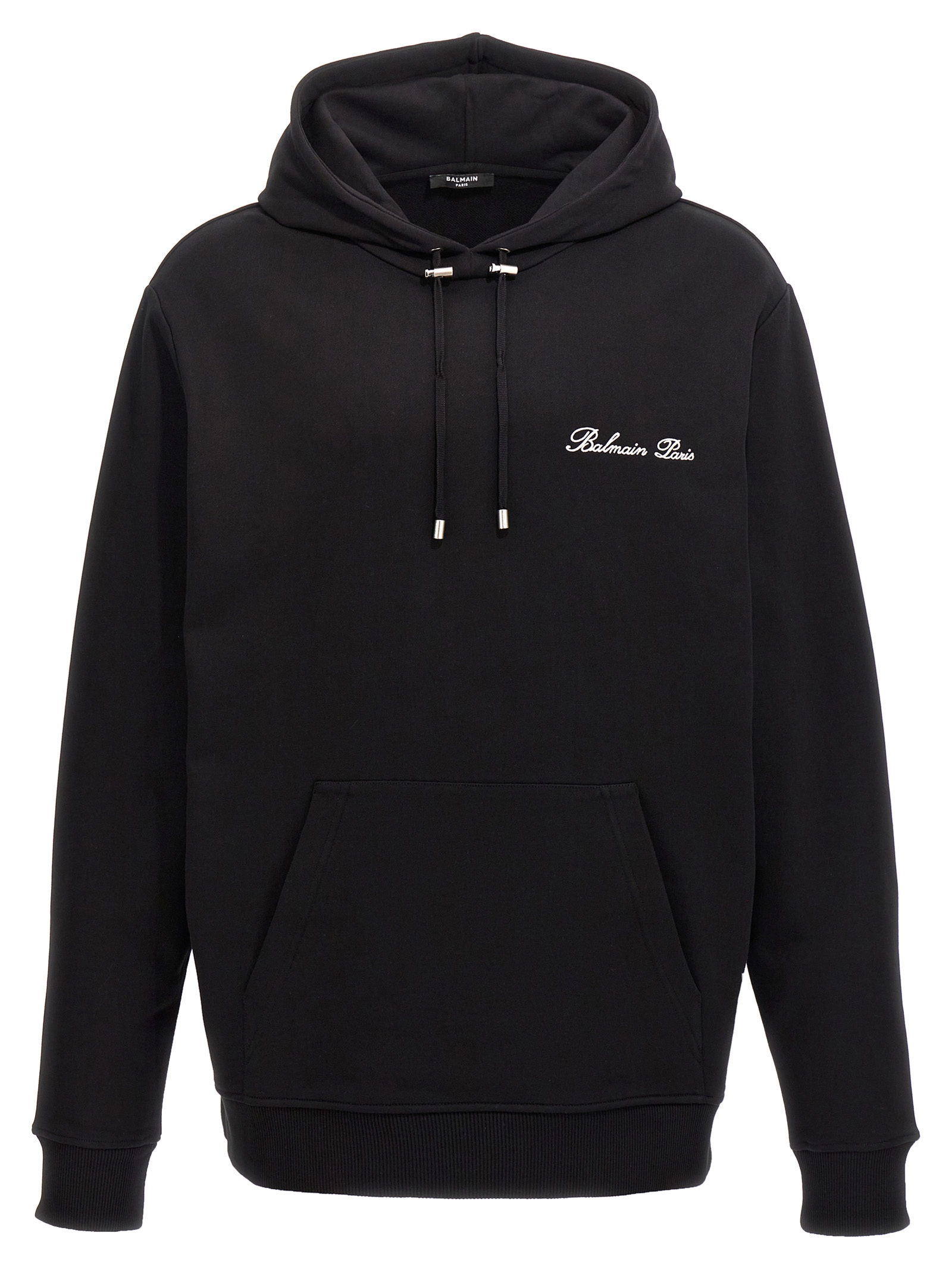Balmain - Black Cotton Sweatshirt