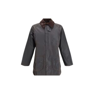 Black Cotton Full-Length Jacket