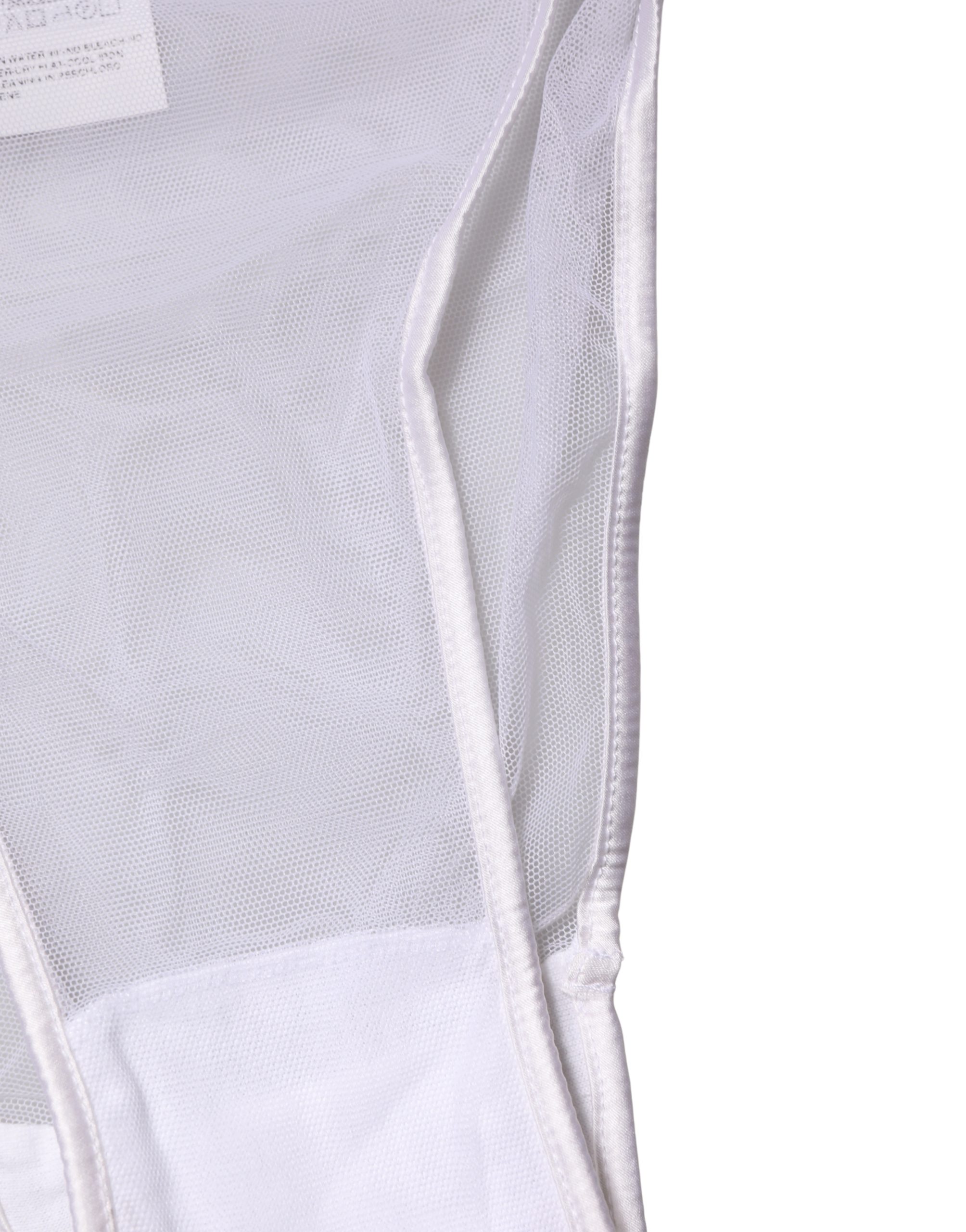 Dolce & Gabbana - White Sheer Silk Stretch High Brief Underwear