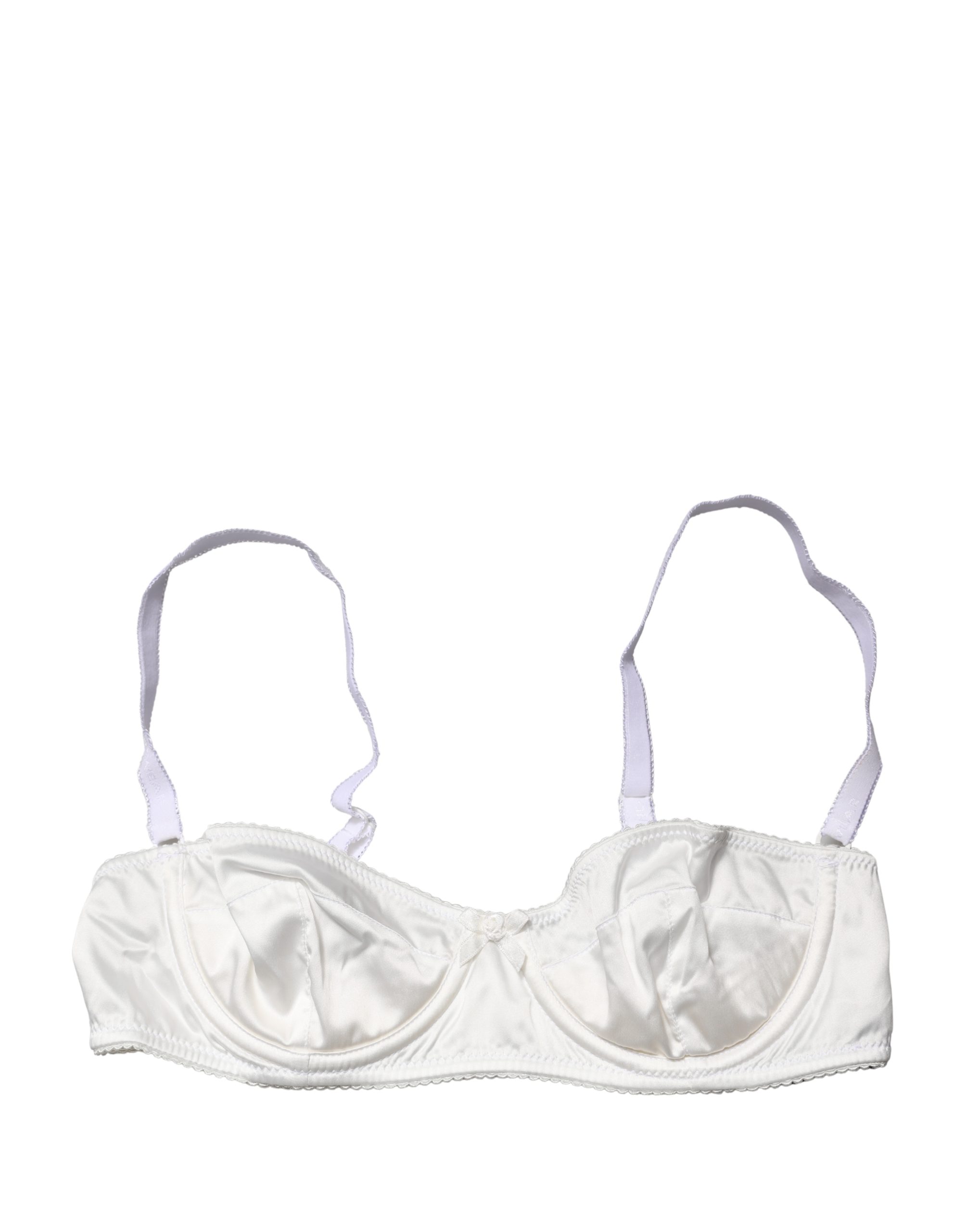 Dolce & Gabbana - White Semi-Pad Underwire Balconette Bra Underwear
