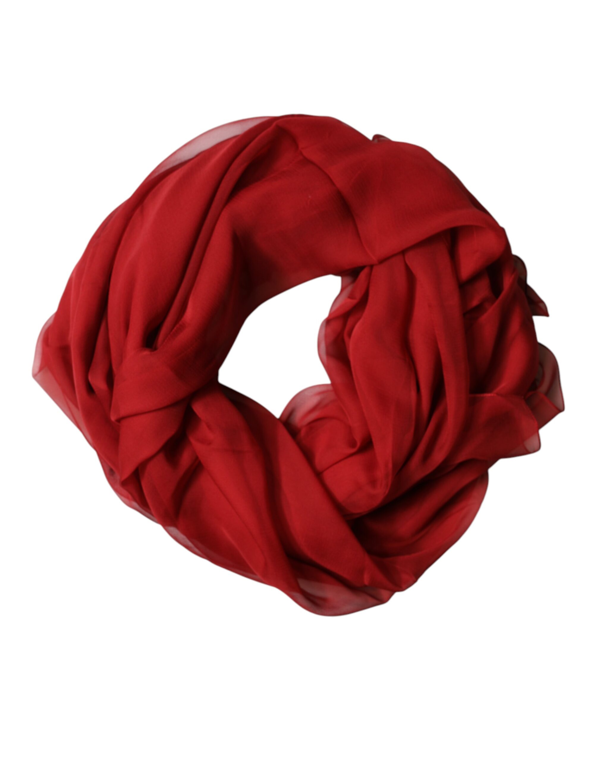 Dolce & Gabbana - Red Stole Silk Neck Wrap Shawl Men Scarf