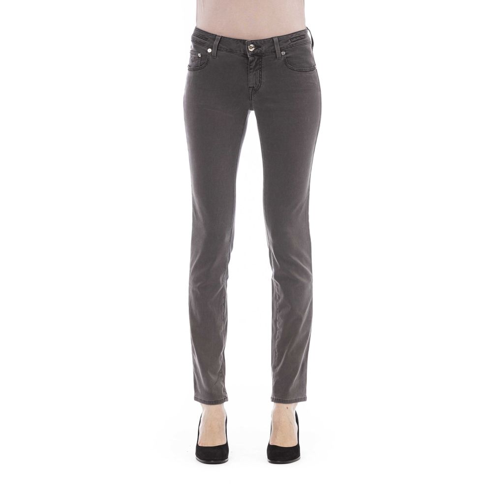 Jacob Cohen - Gray Cotton Women Jeans