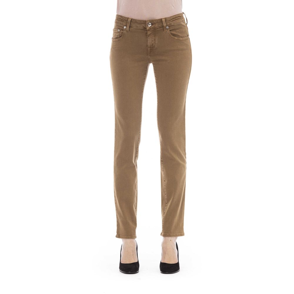 Jacob Cohen - Beige Cotton Women Jeans