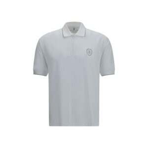 White Polyamide Polo Shirt