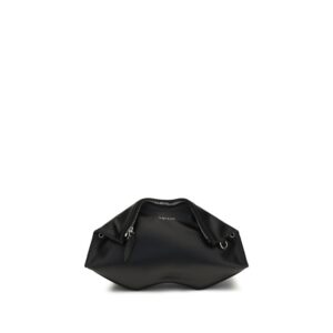 Black Calf Leather Bos Taurus Clutch Bag