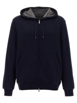 Blue Cotton Sweatshirt