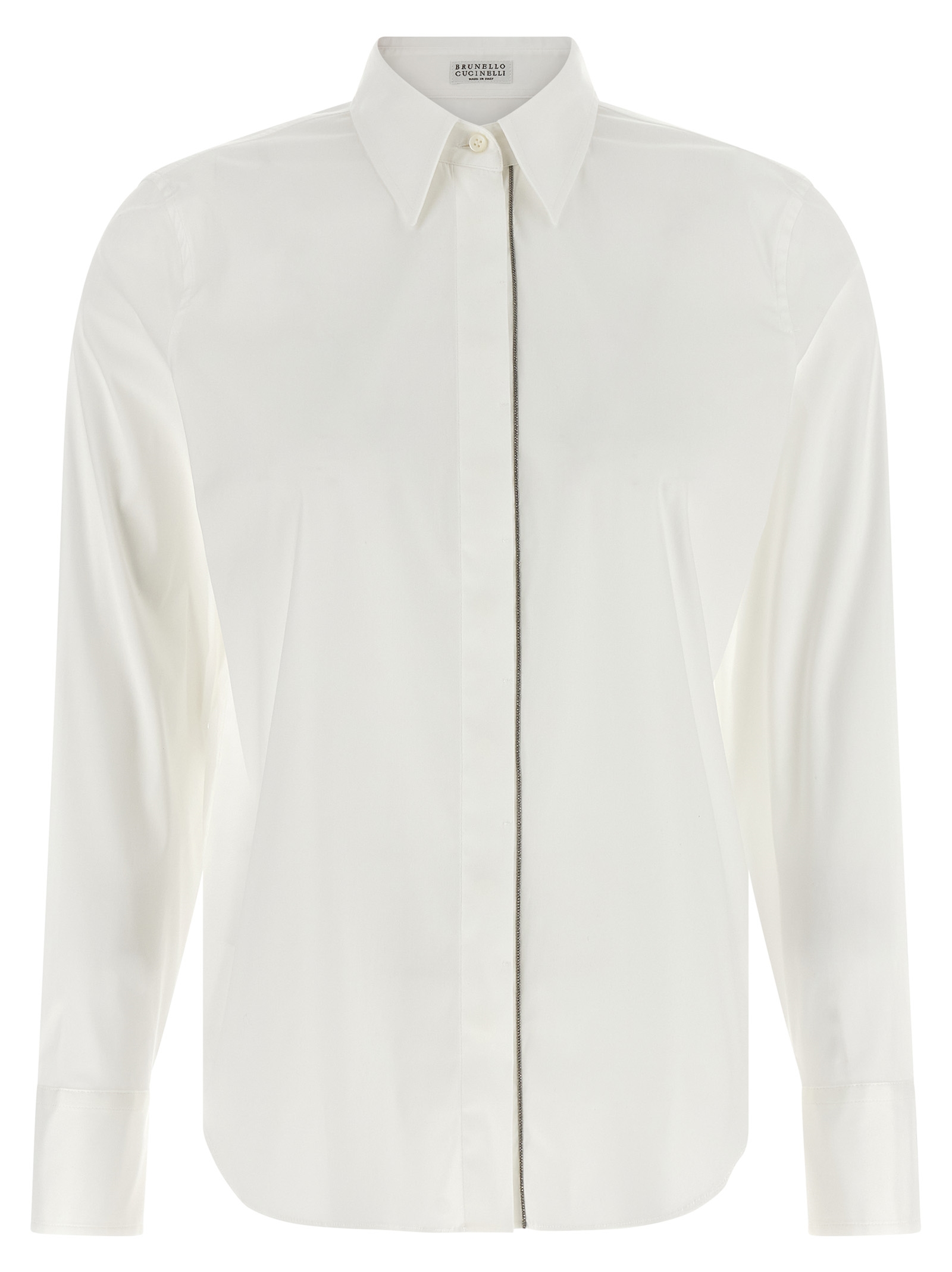 Brunello Cucinelli - White Cotton Blouse