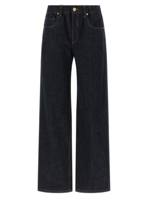 Blue Cotton Jeans Denim