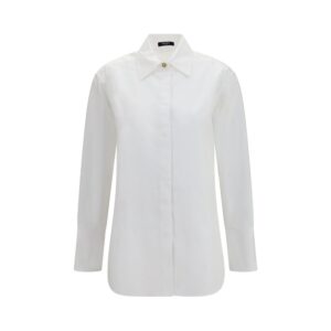 White Cotton Dress Shirt