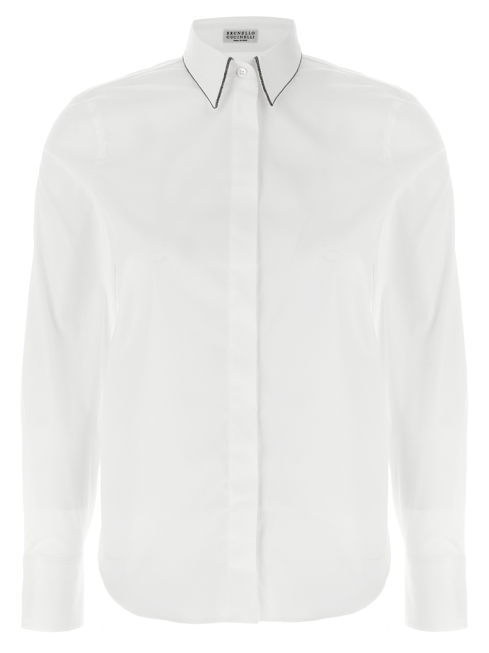 Brunello Cucinelli - White Cotton Blouse